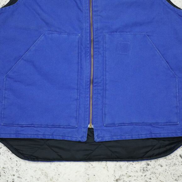 Vintage Carhartt 101000 433 Kentucky University Blue Arctic Vest Size Medium - Picture 4 of 11